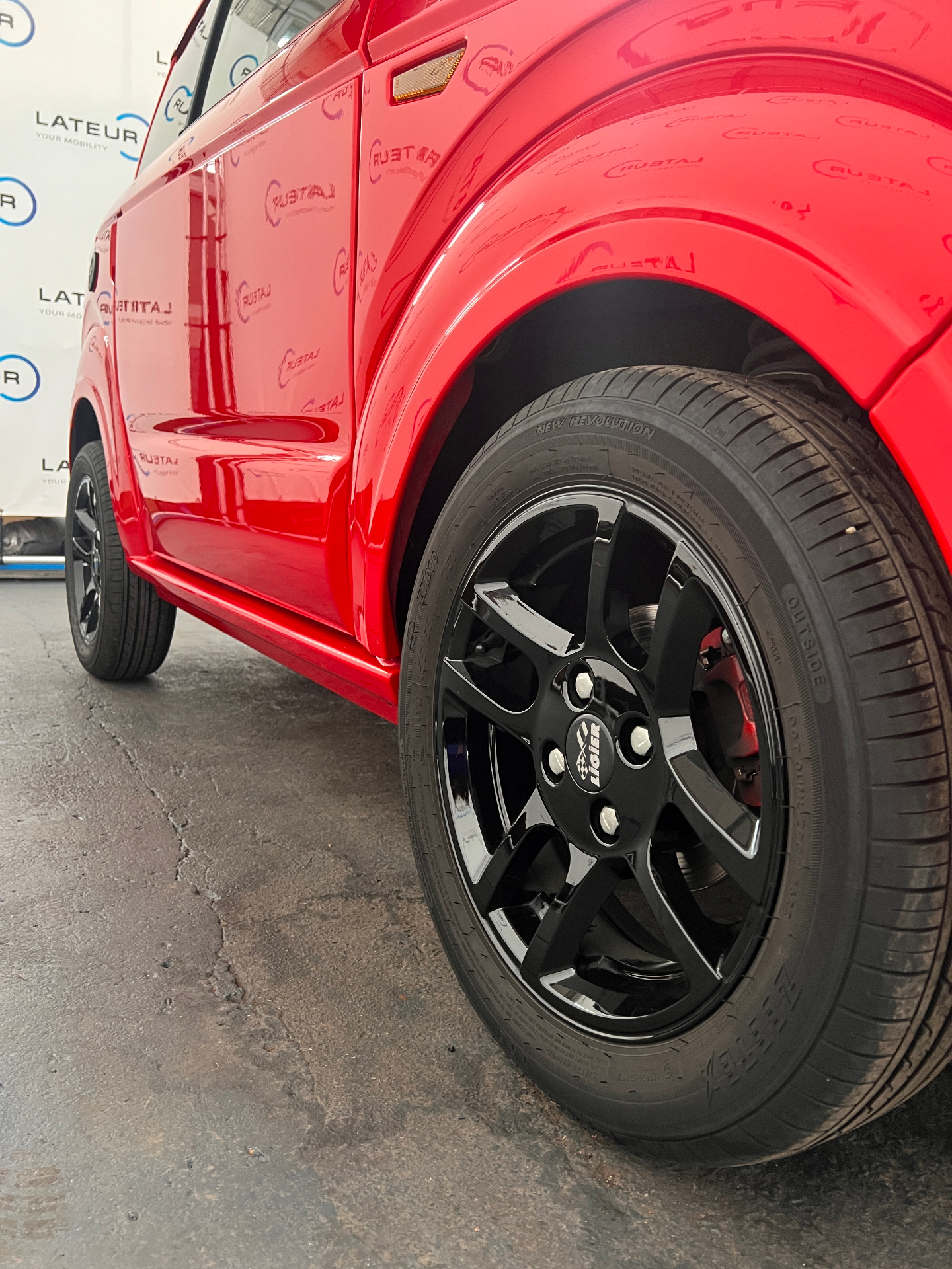 Ligier Myli I.Deal E5 diesel Toledo Rood – Radio DIN Bluetoot